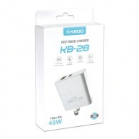 Cargador de 45W x1 USB x1 Tipo C