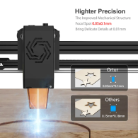 Maquina de grabado laser 10W con accesorio rotativo