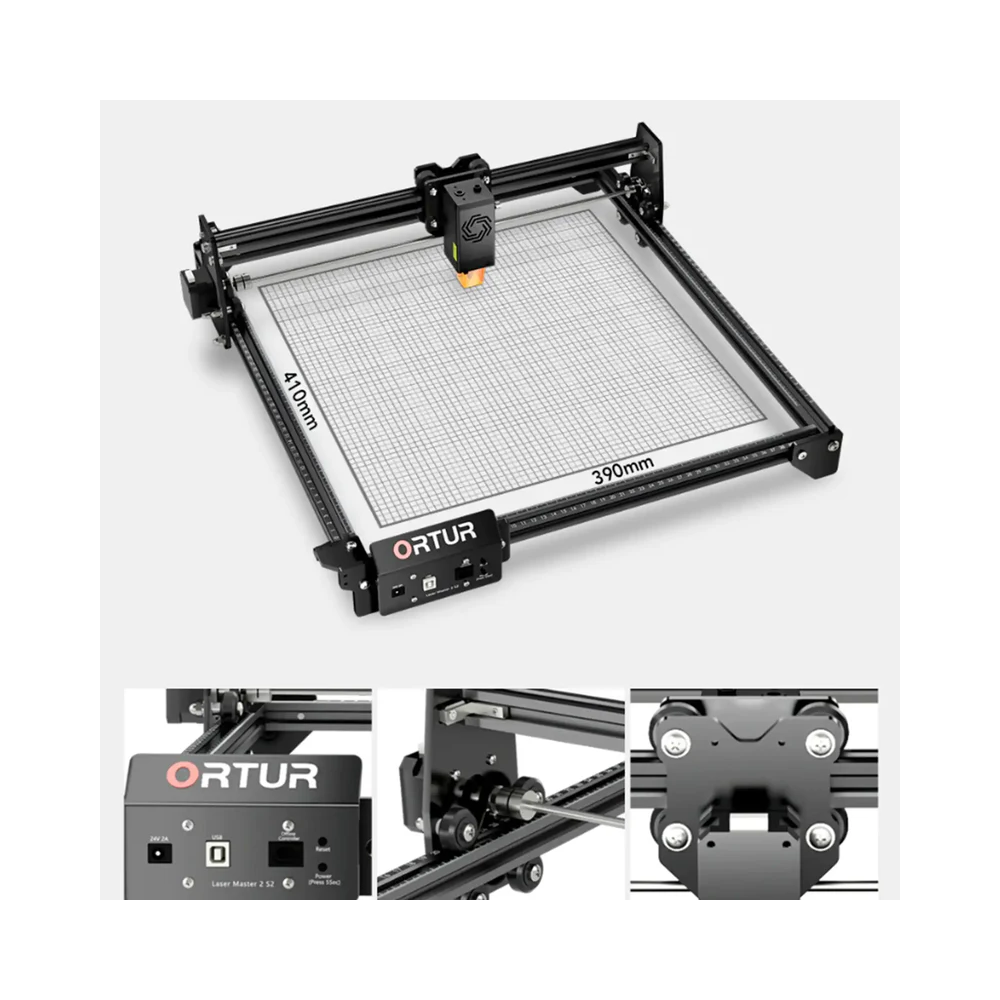 Maquina de grabado laser 10W con accesorio rotativo