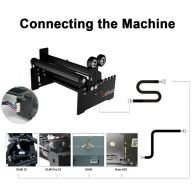 Maquina de grabado laser 10W con accesorio rotativo