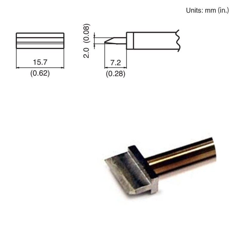 Punta de espatula Hakko T15-1402