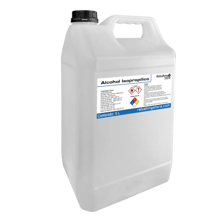 Garrafa de 5 Litros de Alcohol Isopropílico