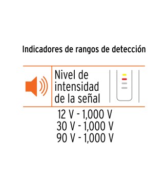 Probador de voltaje sin contacto de doble rango, Truper