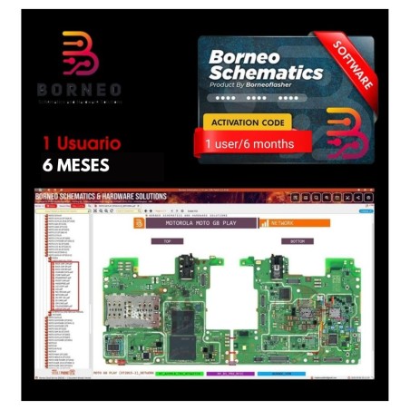 Activación Borneo Schematics 6 meses