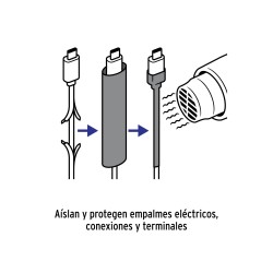 Estuche con 580 piezas de tubo termocontráctil