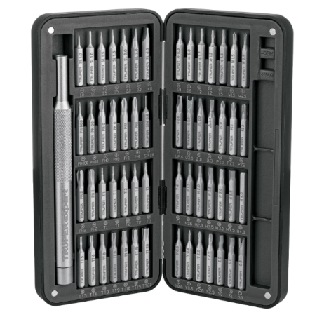 Desarmador de precisión con 56 puntas intercambiables