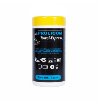 Toallas húmedas antiestáticas