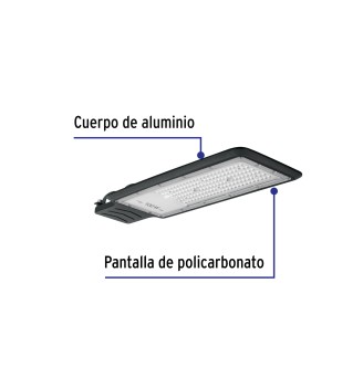 Luminario suburbano LED de 100W