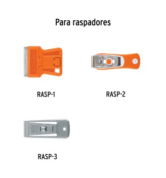 Repuestos para raspadores (navajas)