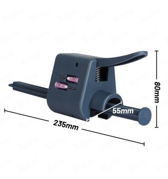 Extrusor (embolo tipo pistola) para jeringas 30cc y 55cc