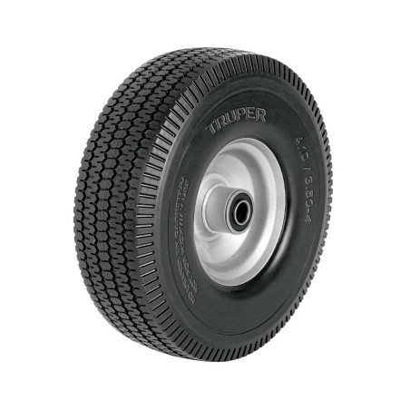 Rueda de poliuretano imponchable para eje lateral, 10"