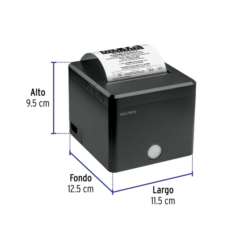 Impresora de tickets 58/80mm, USB, BlueTooth, autocorte
